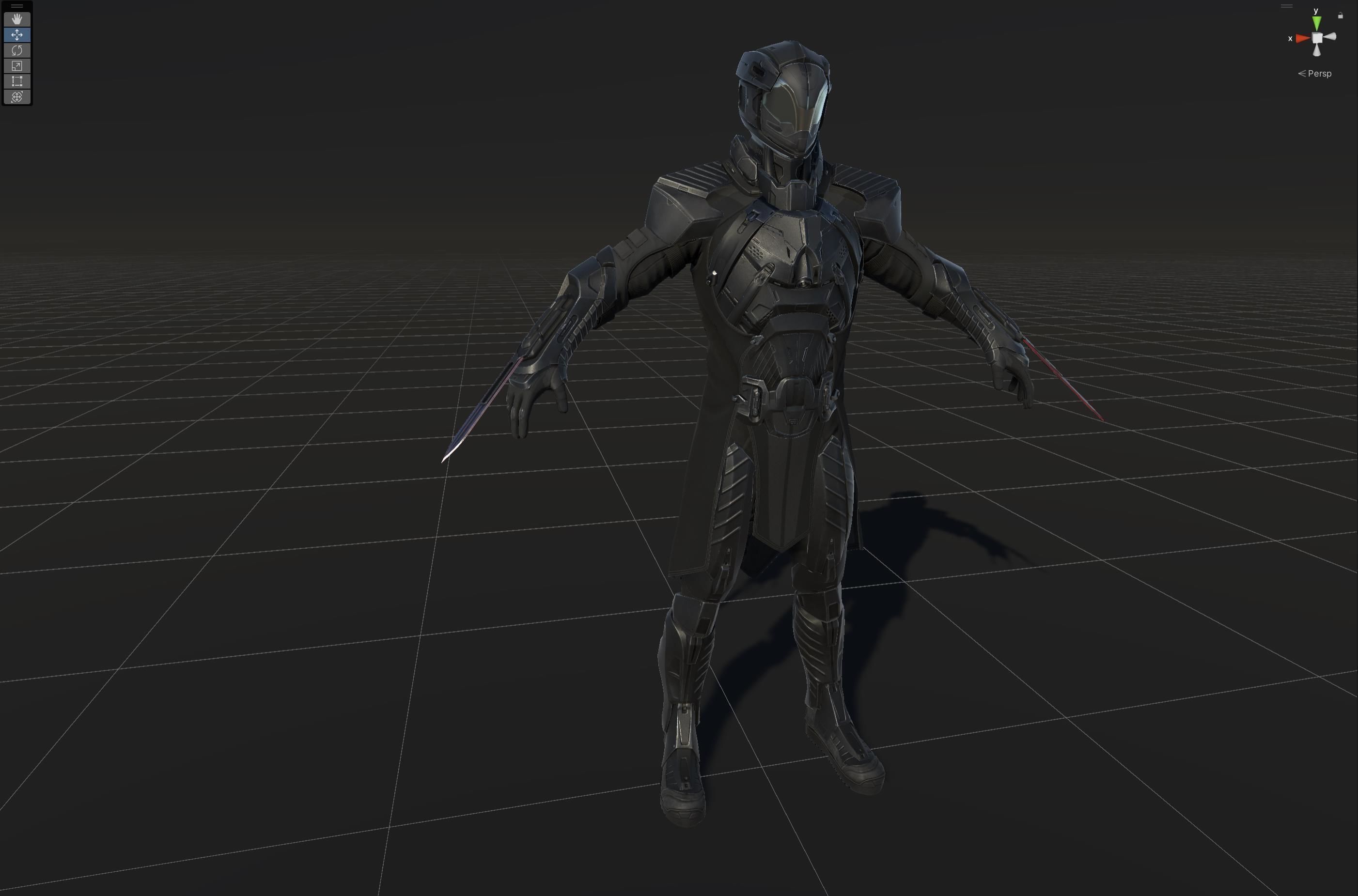 CyberSuit06 Low-poly 3D model_21