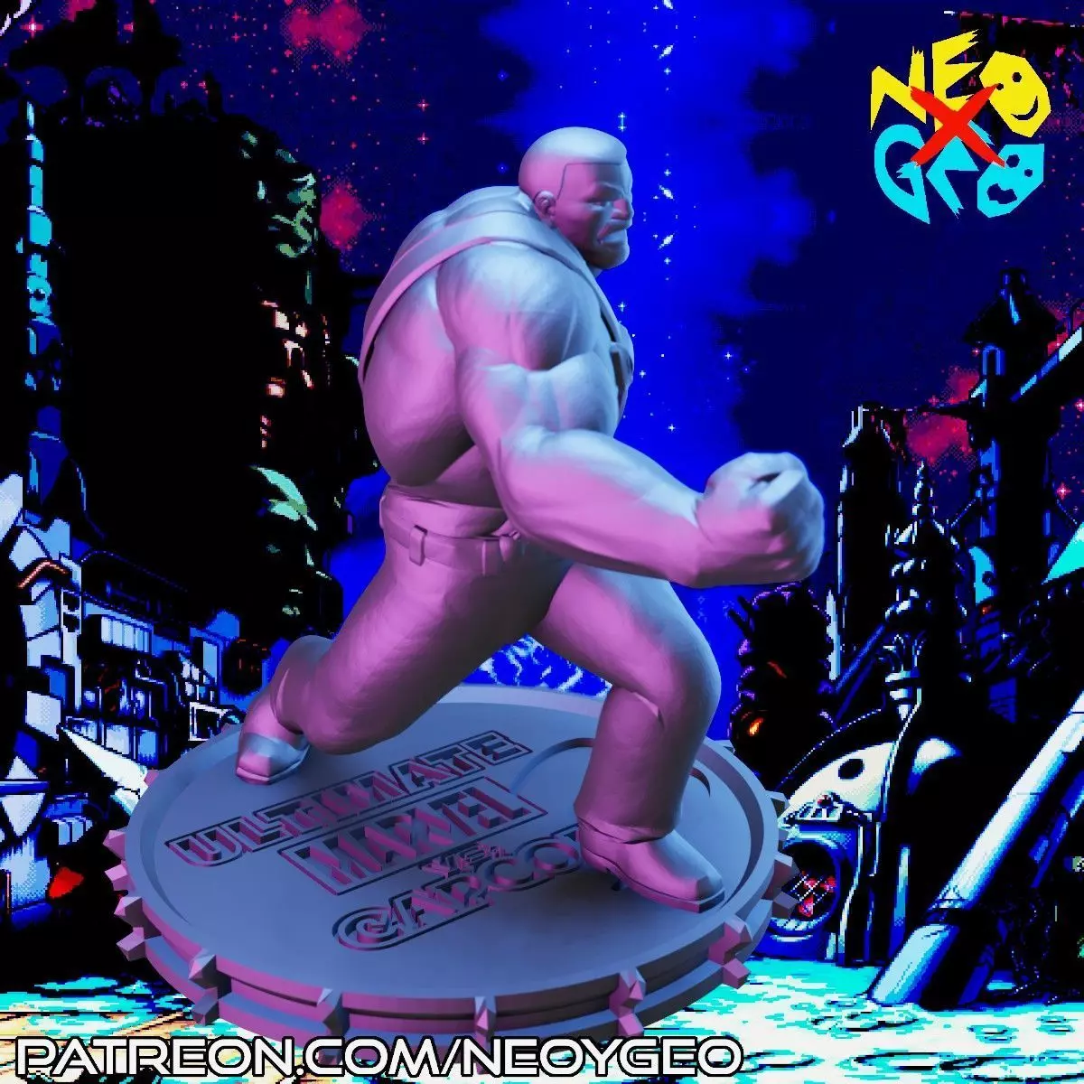 HAGGAR - MARVEL VS CAPCOM 3 Free 3D print model