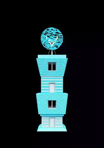 watch tower Free 3D model