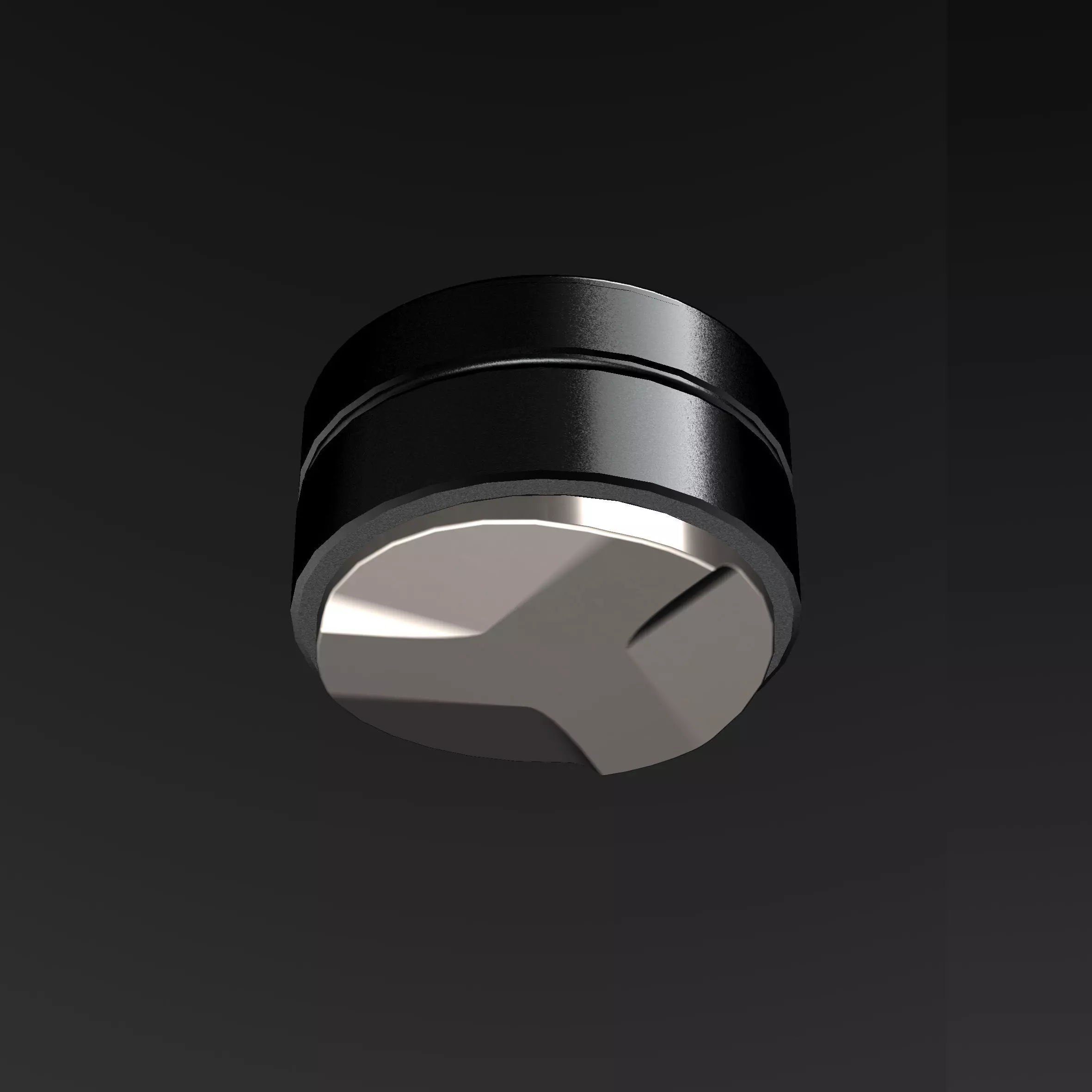 Macaron Tamper - Aluminum and Stainless-Steel 3D model 3D model_0
