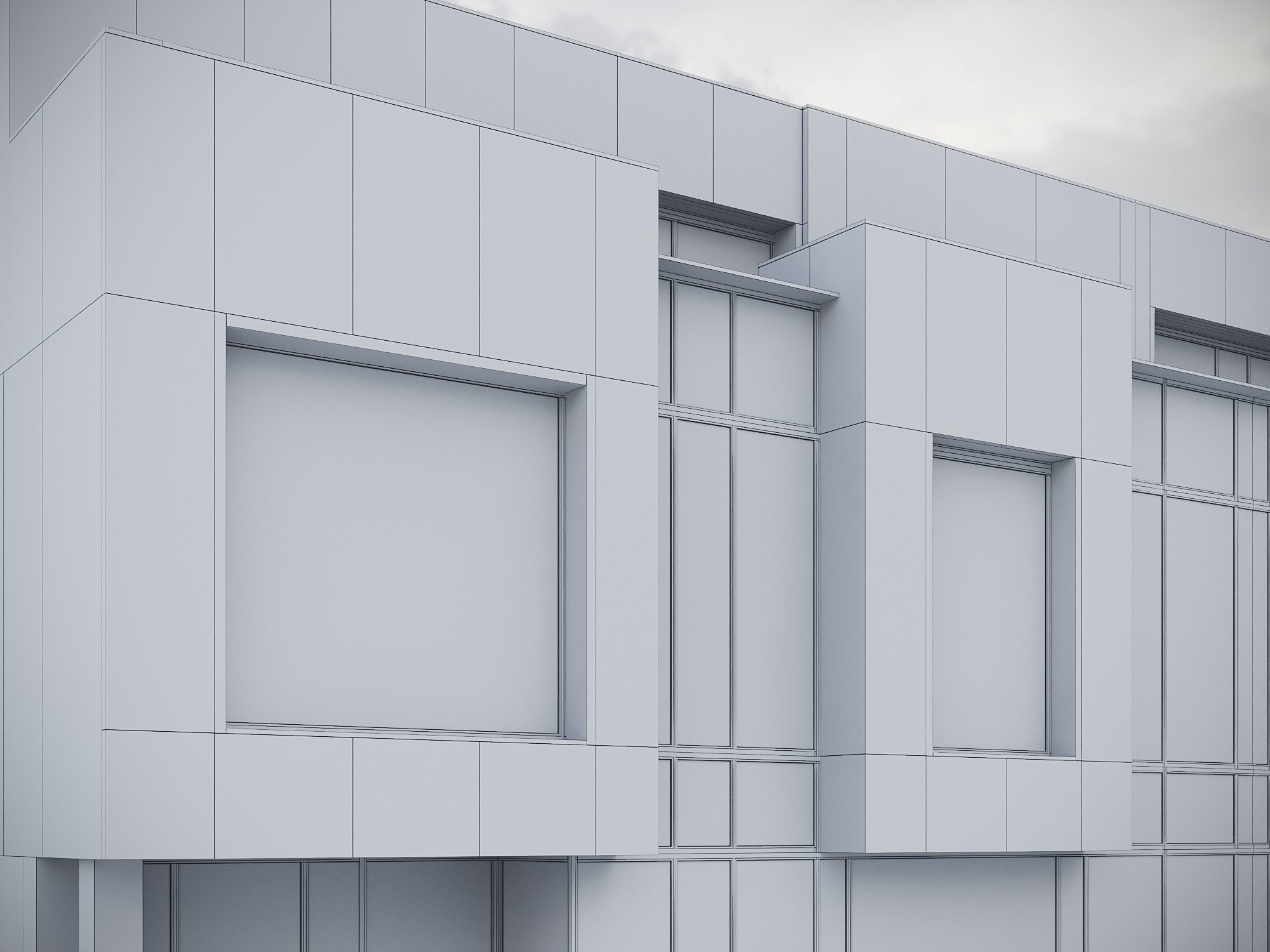 Modern Residential Building 016 3D model_17