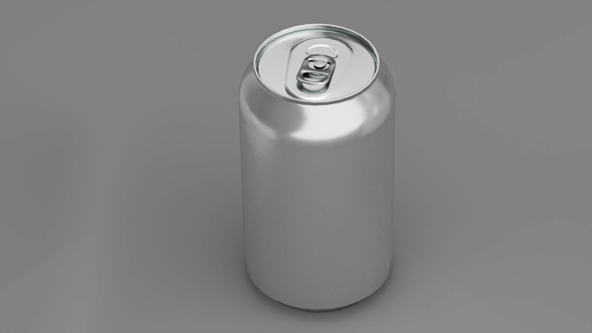 Coca cola can Low-poly 3D model_4