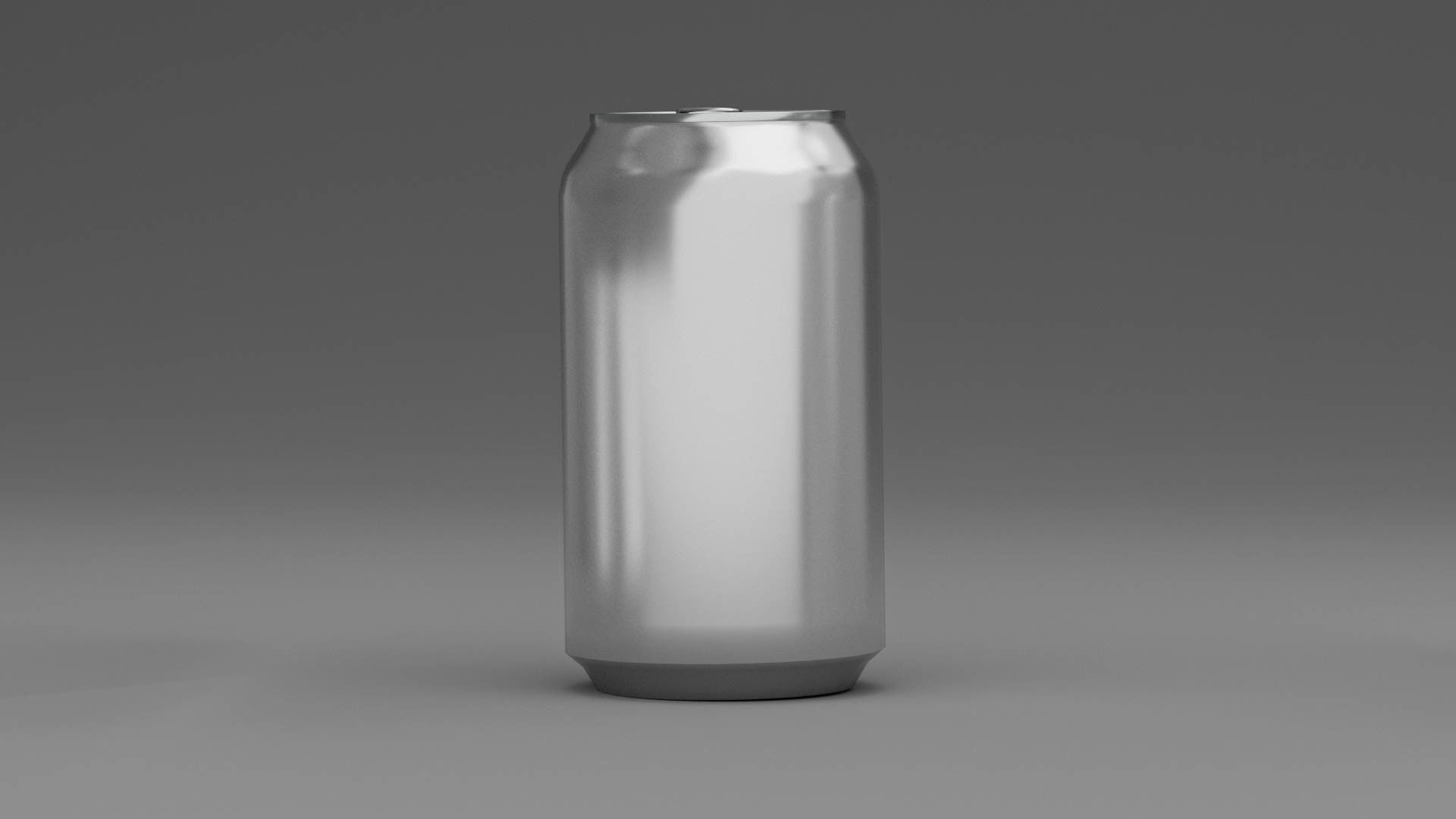 Coca cola can Low-poly 3D model_5