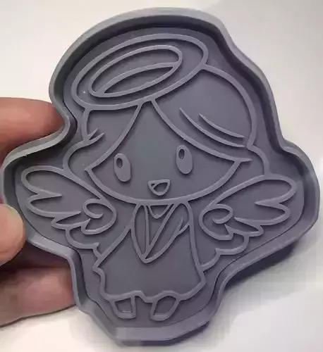 Christmas angel cookie cutter  Free 3D print model