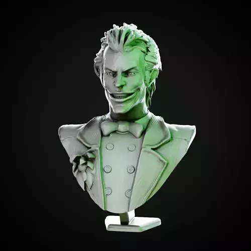 Joker - Batman Arkham City Bust 3D print model