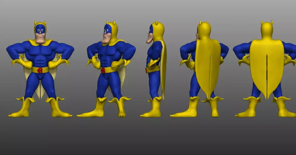 Bananamen stl 3D print model_0