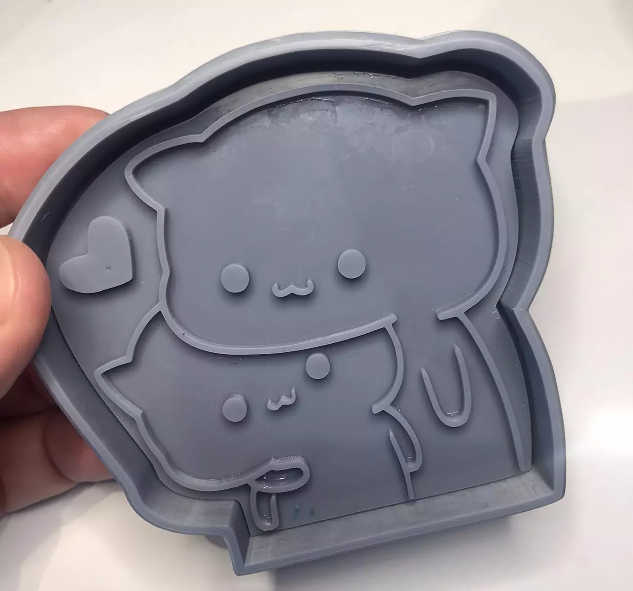 Mochi cats love cookie cutter Free 3D print model_0