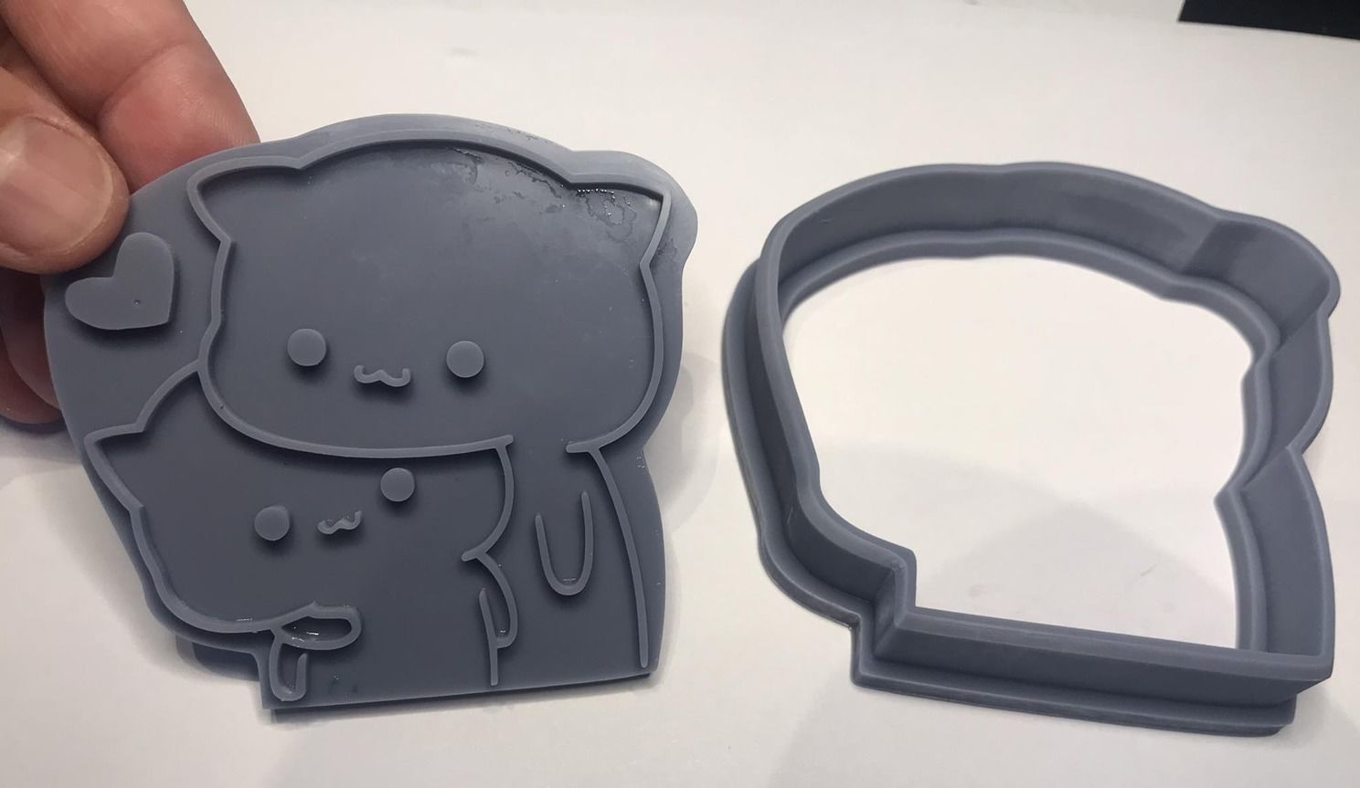 Mochi cats love cookie cutter Free 3D print model_2