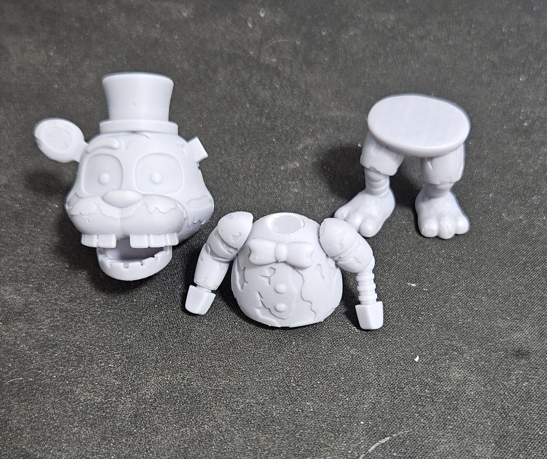 FIVE NIGHTS AT FREDDYS - FNAF - IGNITED FREDDY 3D PRINT 3D print model_7