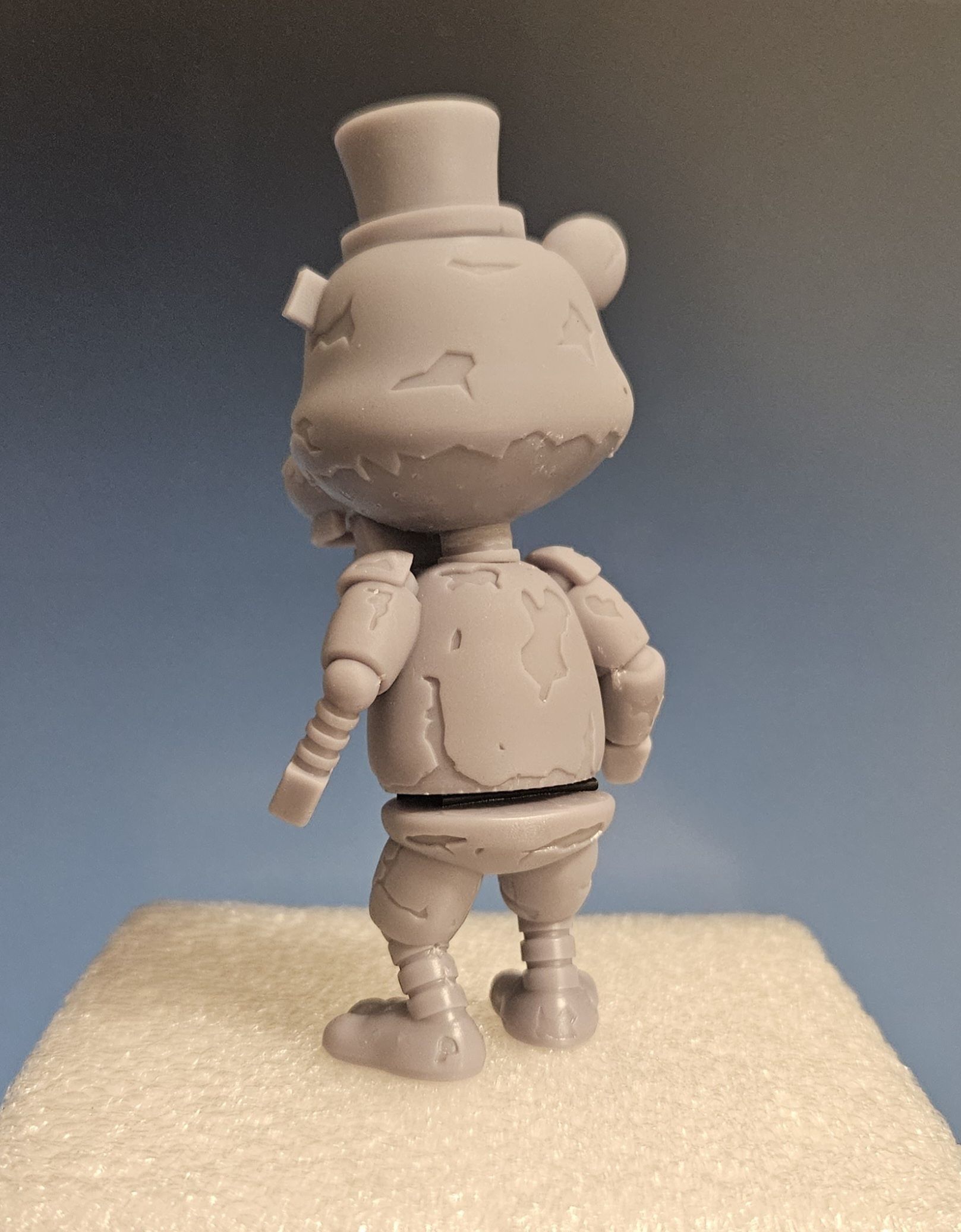 FIVE NIGHTS AT FREDDYS - FNAF - IGNITED FREDDY 3D PRINT 3D print model_4