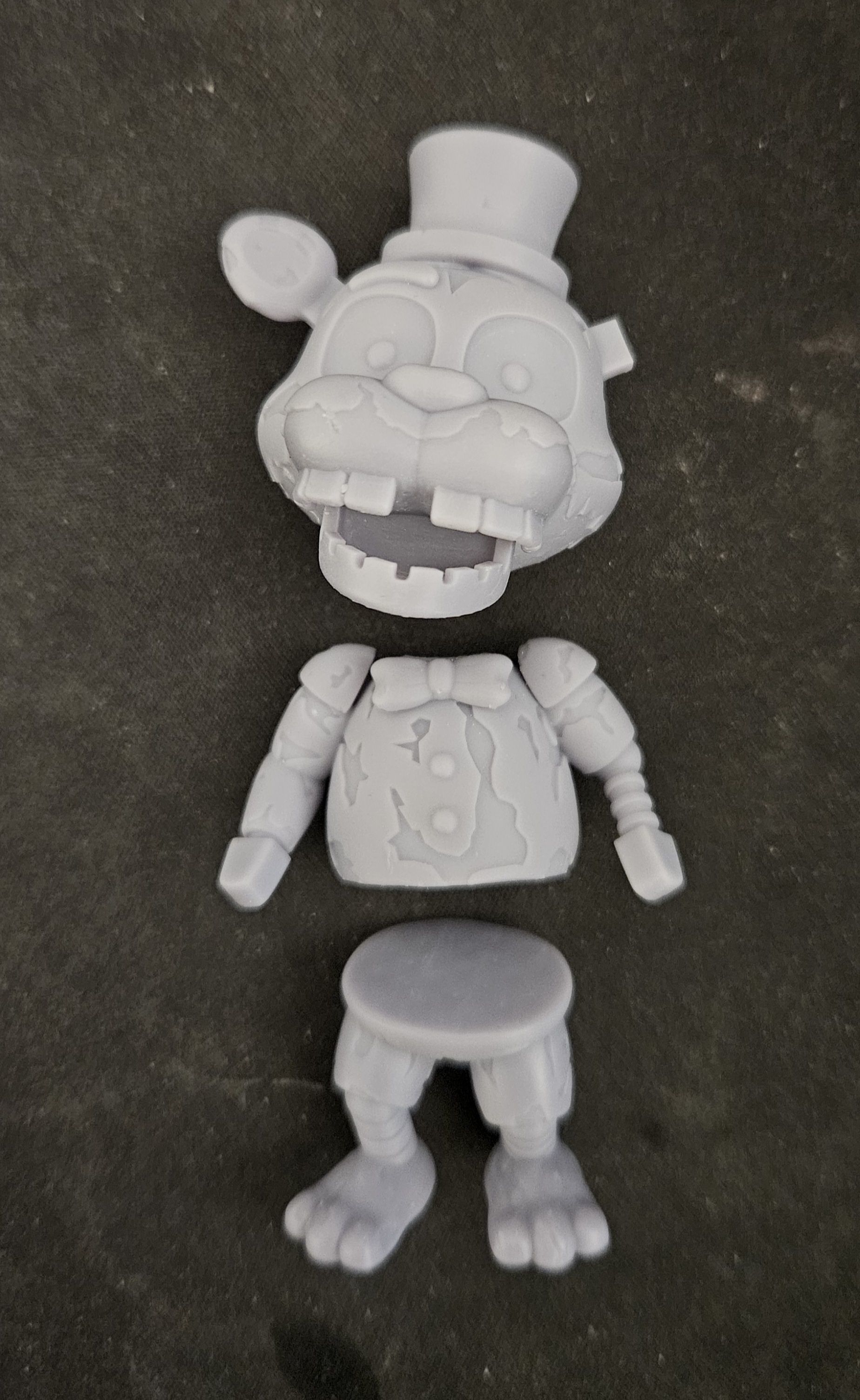 FIVE NIGHTS AT FREDDYS - FNAF - IGNITED FREDDY 3D PRINT 3D print model_6