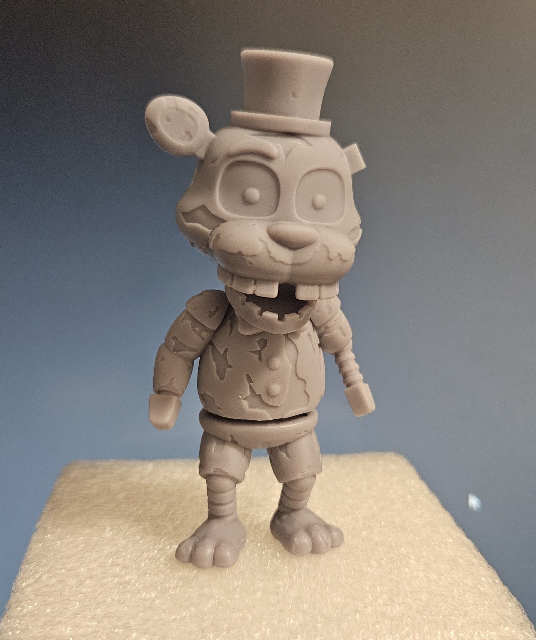 FIVE NIGHTS AT FREDDYS - FNAF - IGNITED FREDDY 3D PRINT 3D print model_2