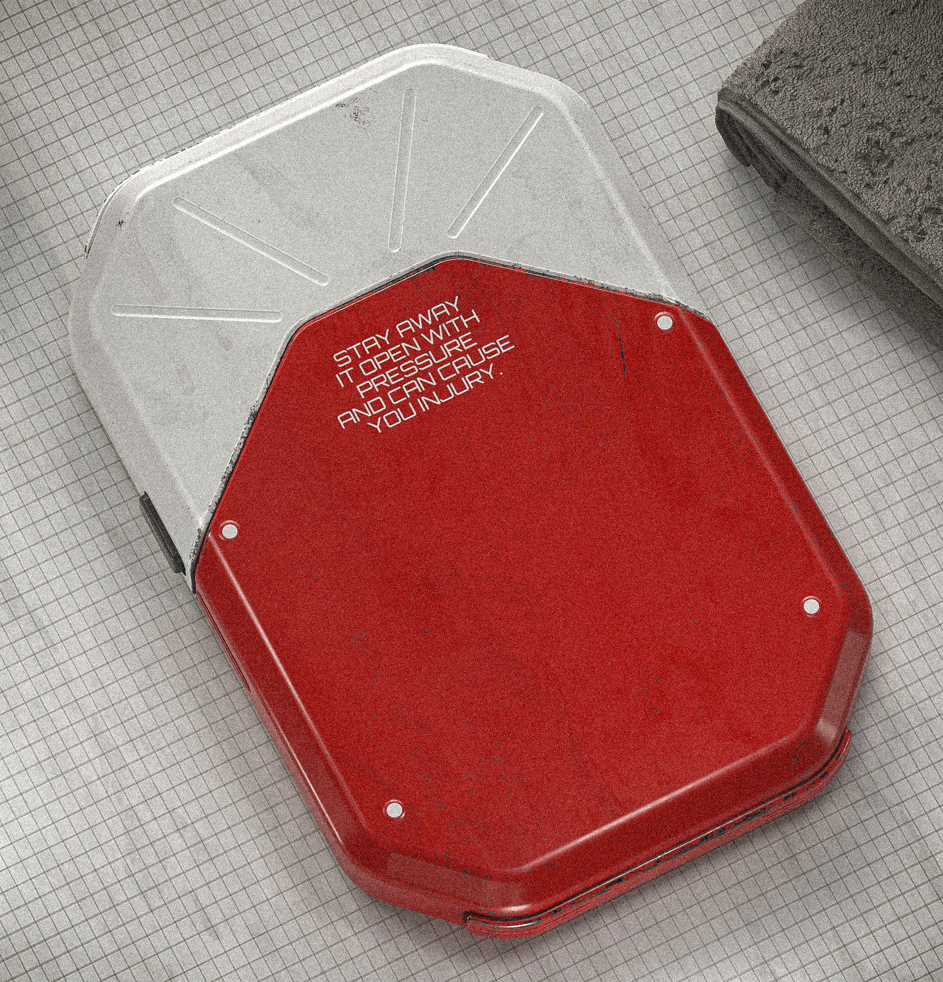 Sci-fi Med-Kit V2 PBR Low-poly 3D model_16