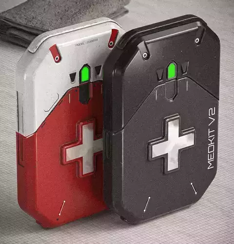 Sci-fi Med-Kit V2 PBR