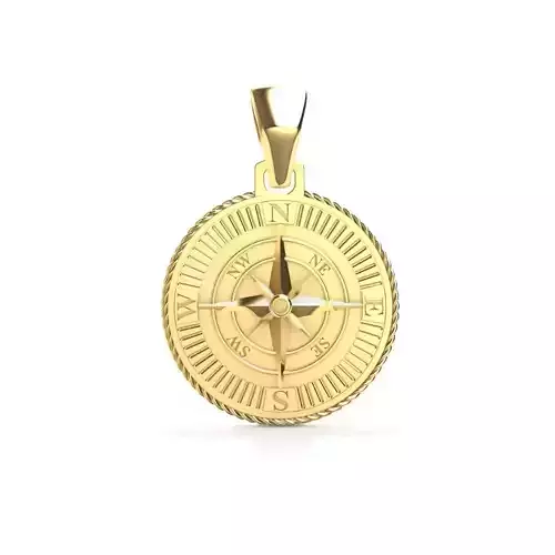 COMPASS PENDANT 3D print model