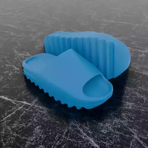 ADIDAS YEEZY SLIPPER - BLUE