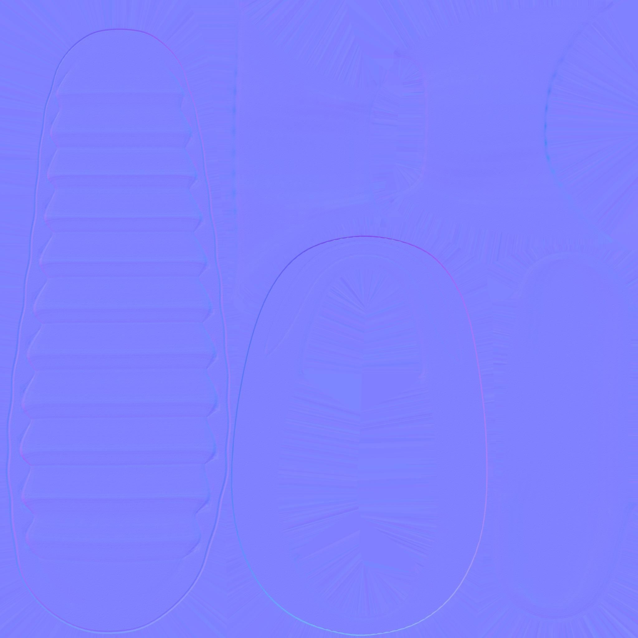 ADIDAS YEEZY SLIPPER - RED Low-poly 3D model_12