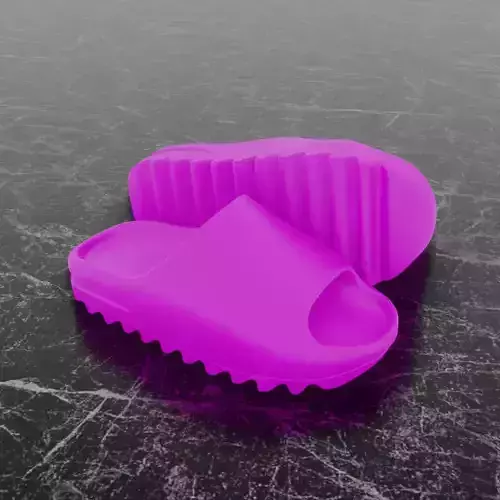 ADIDAS YEEZY SLIPPER - PURPLE