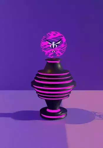 Watch tower bird type 3D model