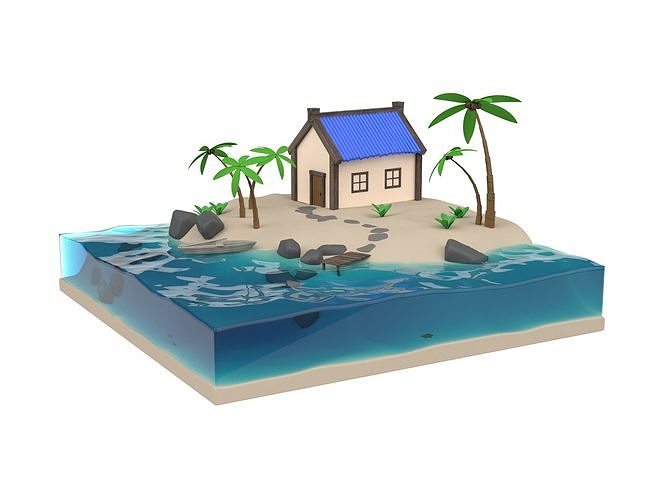 Mini world 3D model