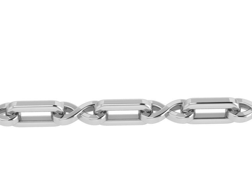 Chain Bracelet 4488 3D print model_2