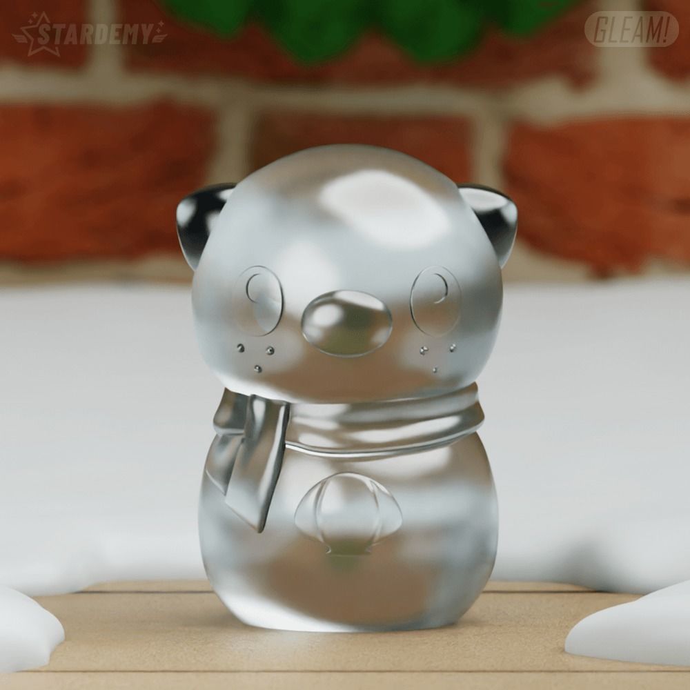 OSHAWOTT SNOWMAN CHRISTMAS POKEMON DECOR 3D print model_2