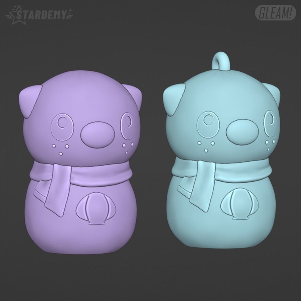 OSHAWOTT SNOWMAN CHRISTMAS POKEMON DECOR 3D print model_3