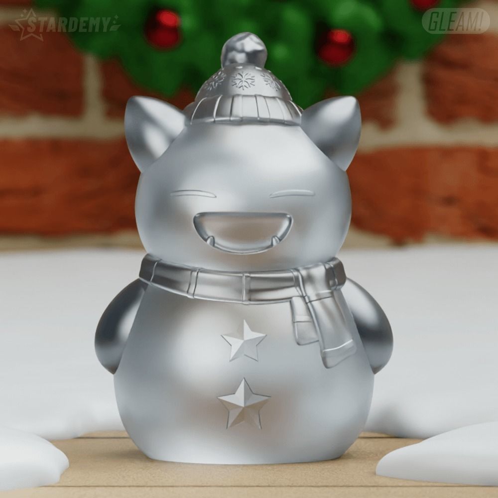 SNORLAX SNOWMAN CHRISTMAS POKEMON DECOR 3D print model_6