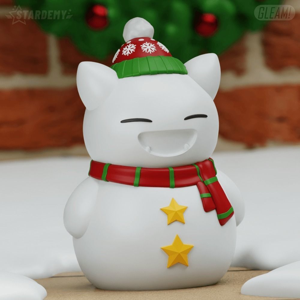 SNORLAX SNOWMAN CHRISTMAS POKEMON DECOR 3D print model_2