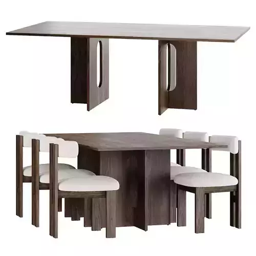 Audo ANDROGYNE DINING TABLE 210x109