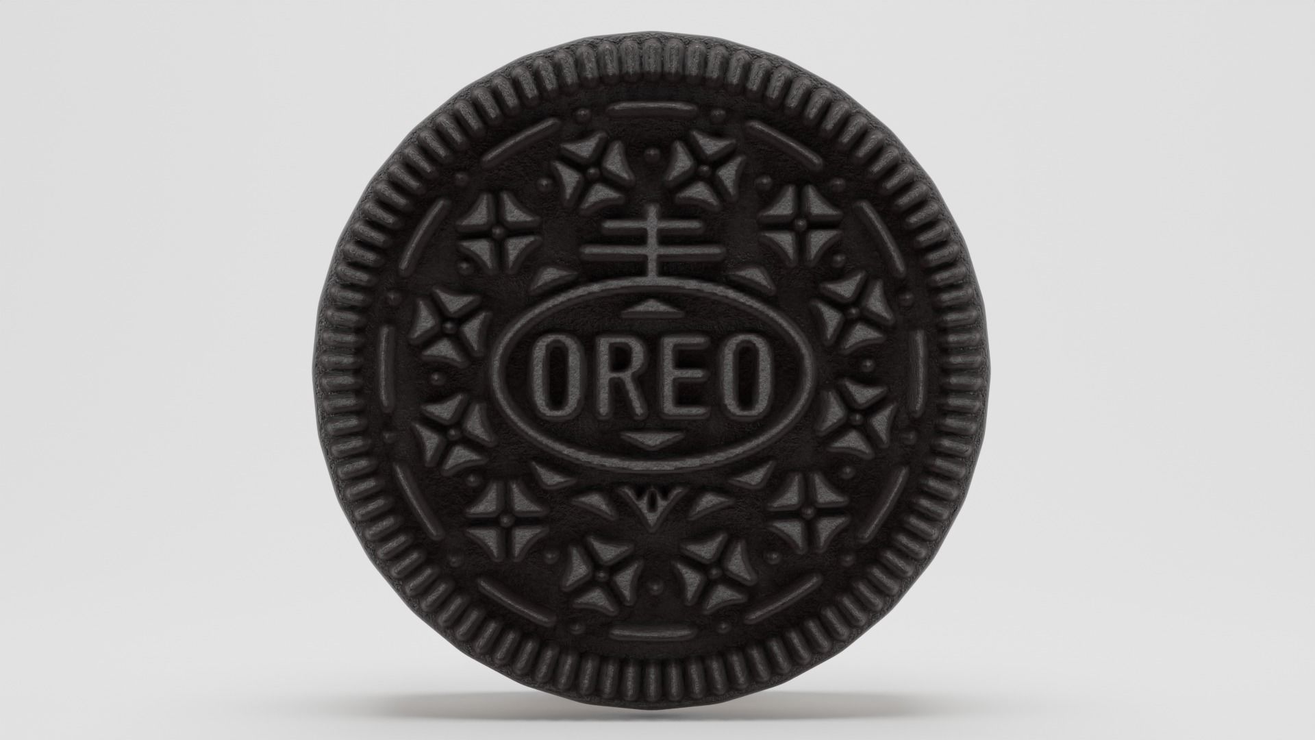 Black Oreo Cookie 3D Modell 3D model_1