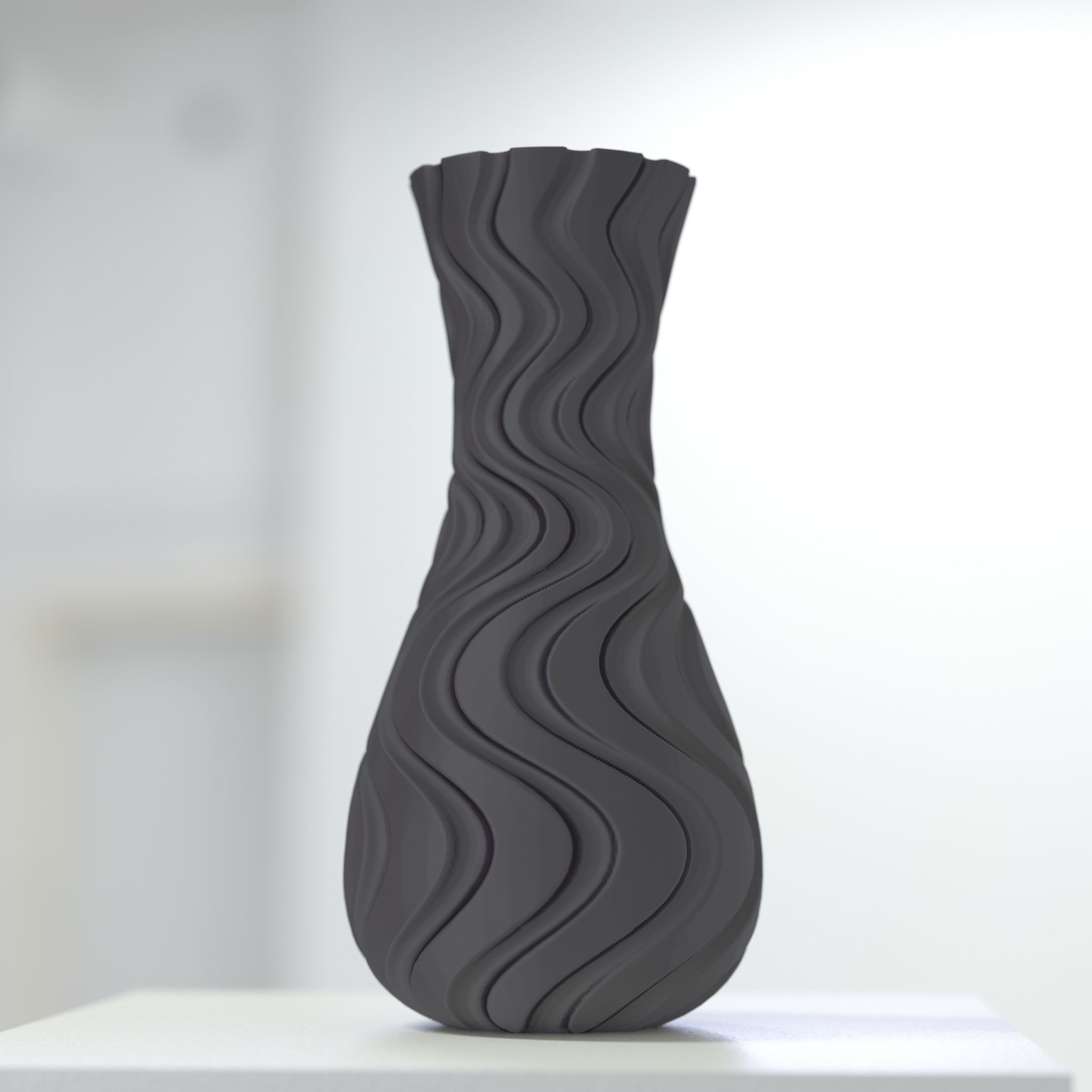 Flower Pot Vase 3D Print Vasija Decorativa Impresion 3D 3D print model_9