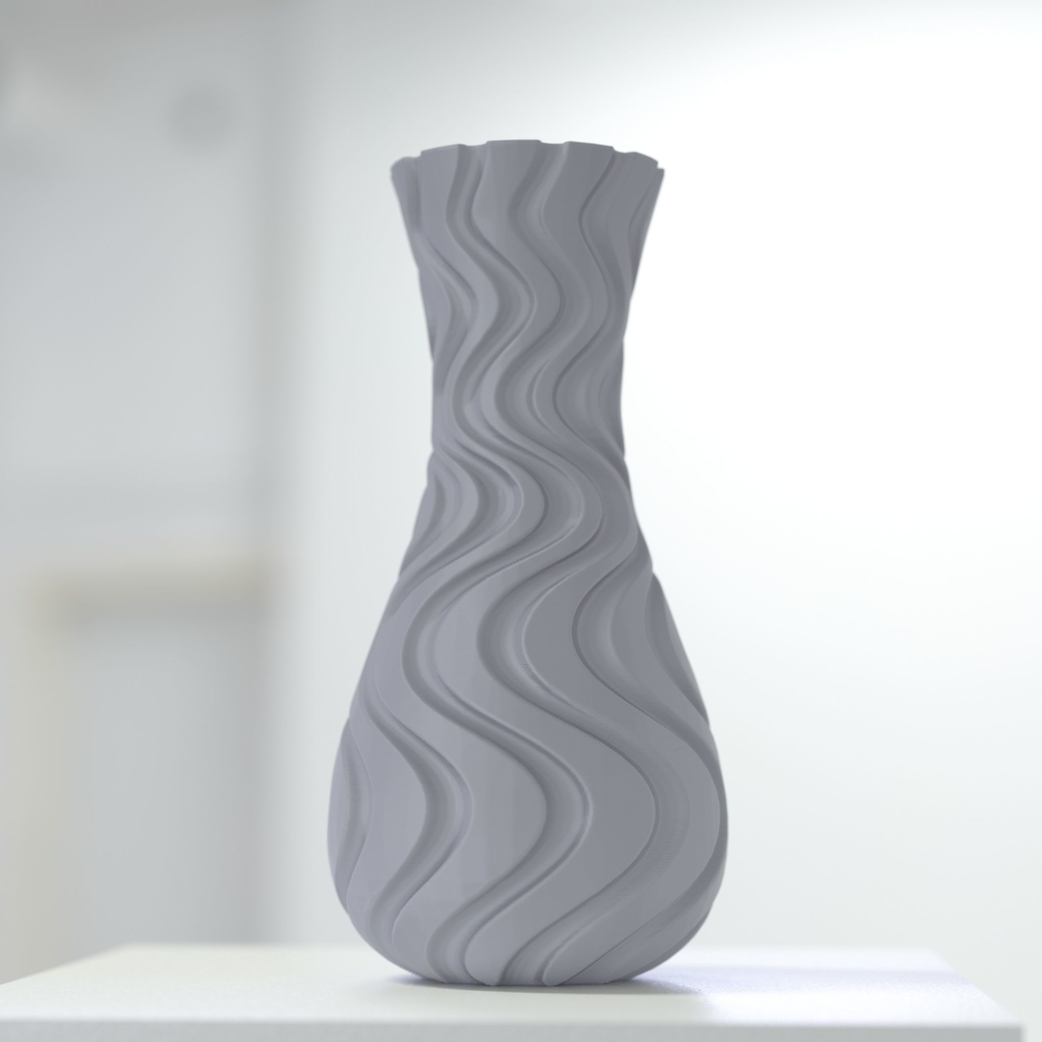 Flower Pot Vase 3D Print Vasija Decorativa Impresion 3D 3D print model_7