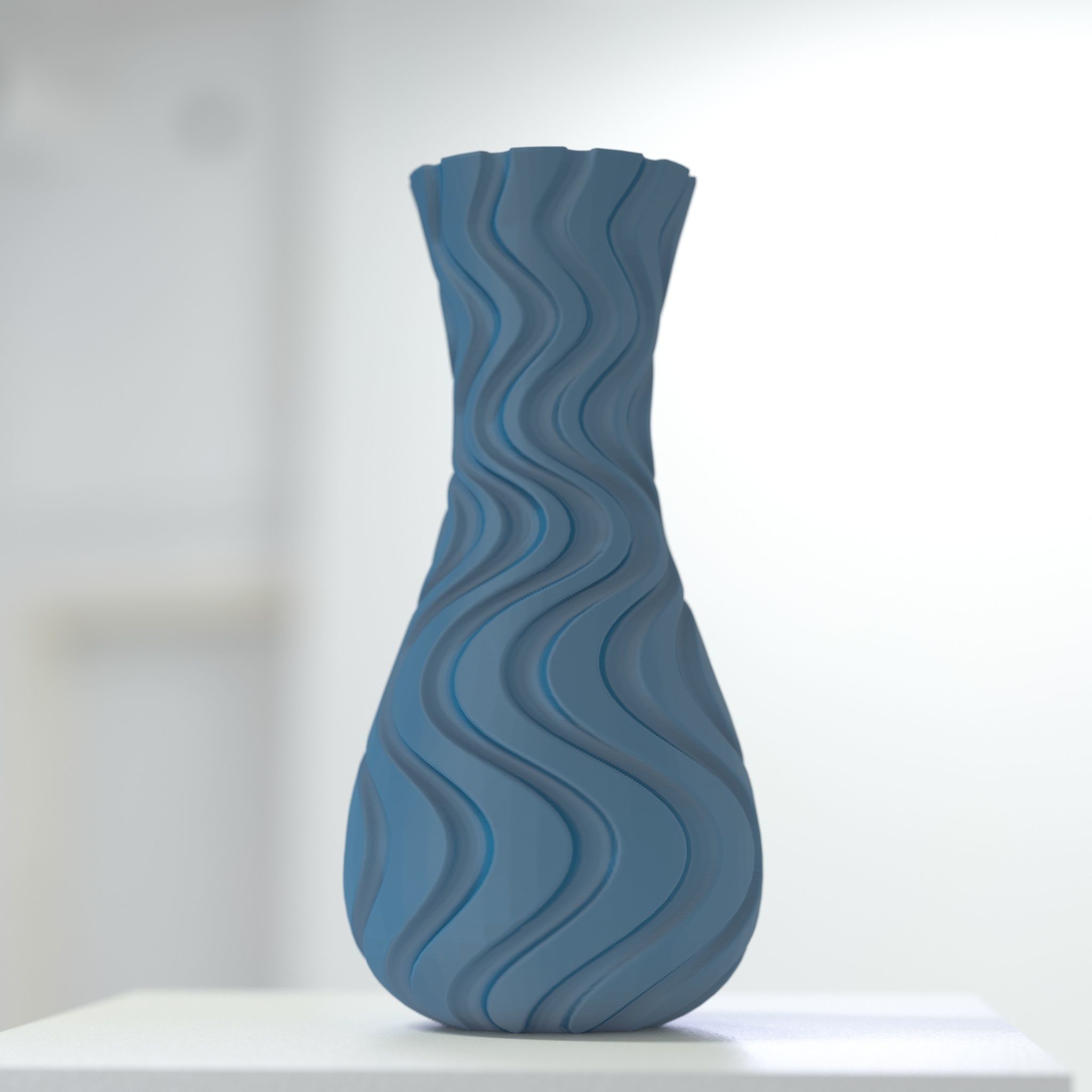 Flower Pot Vase 3D Print Vasija Decorativa Impresion 3D 3D print model_8