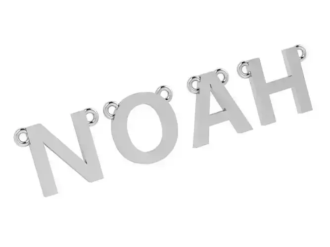 NOAH Letter Pendant 4498