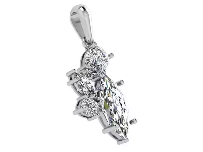 Diamond Pendant 4502