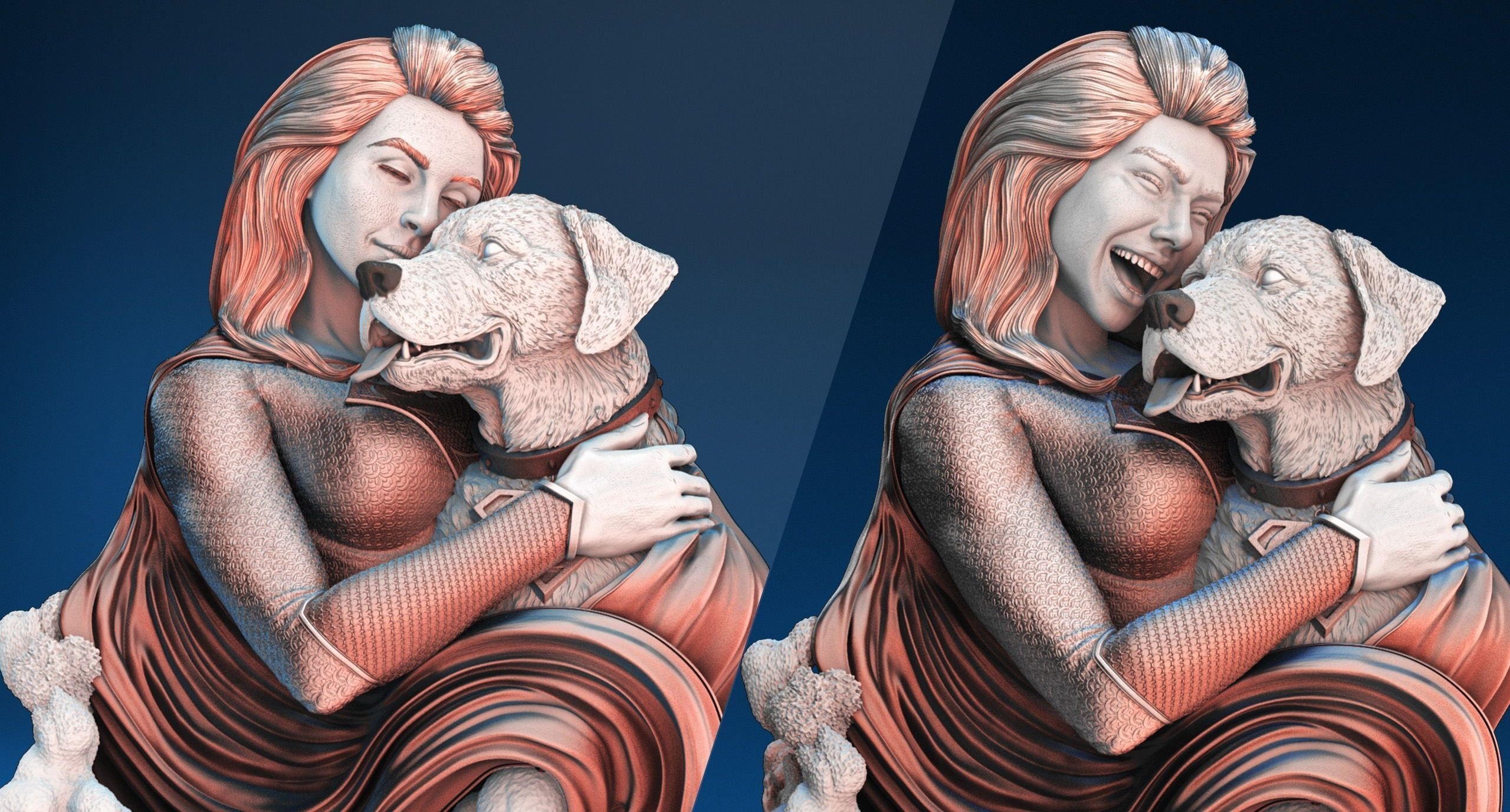 B3DSERK Super Girl BustTested for 3D printing 3D print model_46