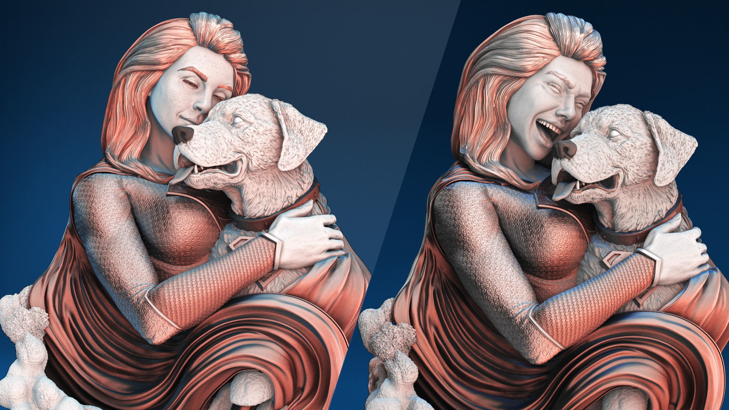 B3DSERK Super Girl BustTested for 3D printing 3D print model_42