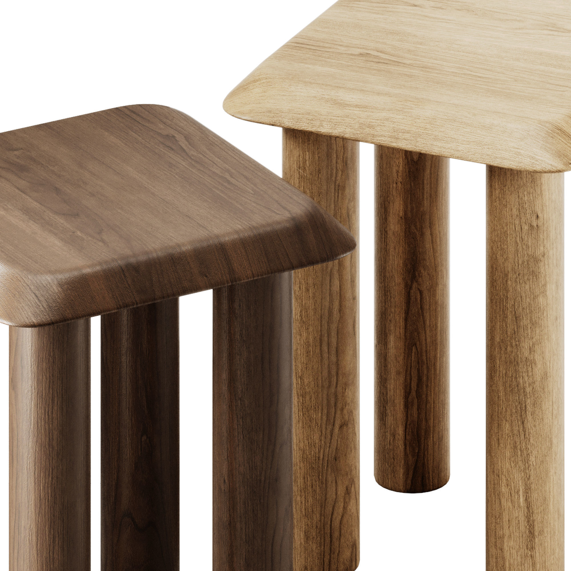 Fredericia Islets Side Table 3D model_3