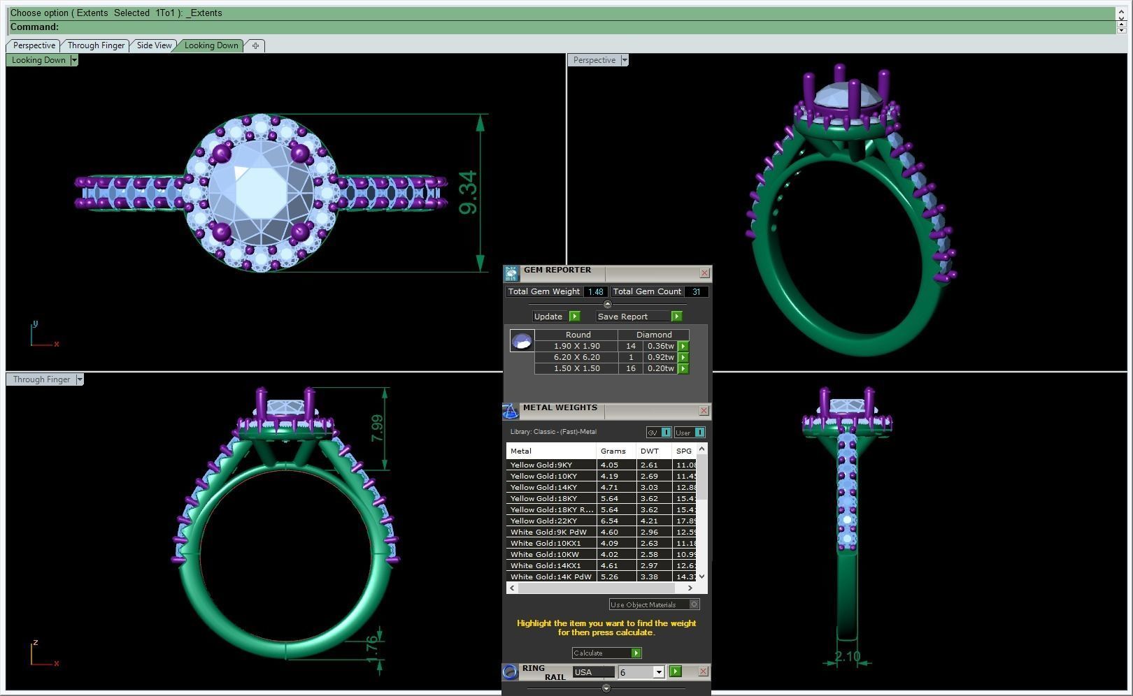 3D CAD RING NJ-698-Ring 3D print model_1
