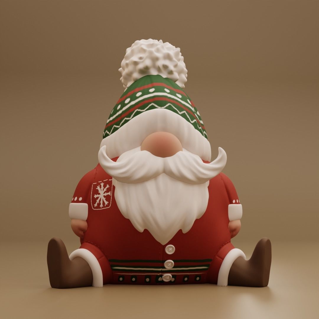 Christmas Gonks 3D print model_7