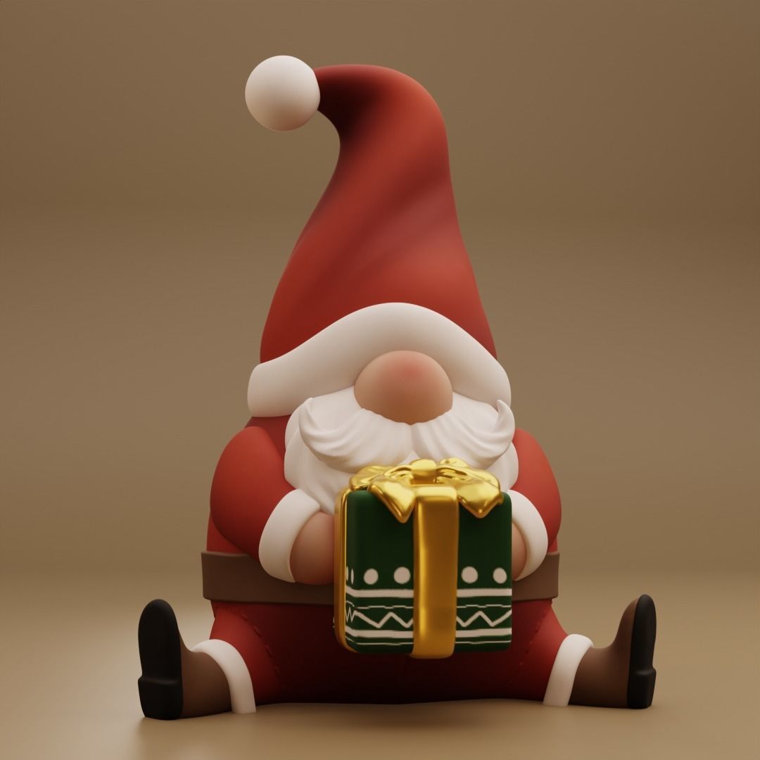 Christmas Gonks 3D print model_9