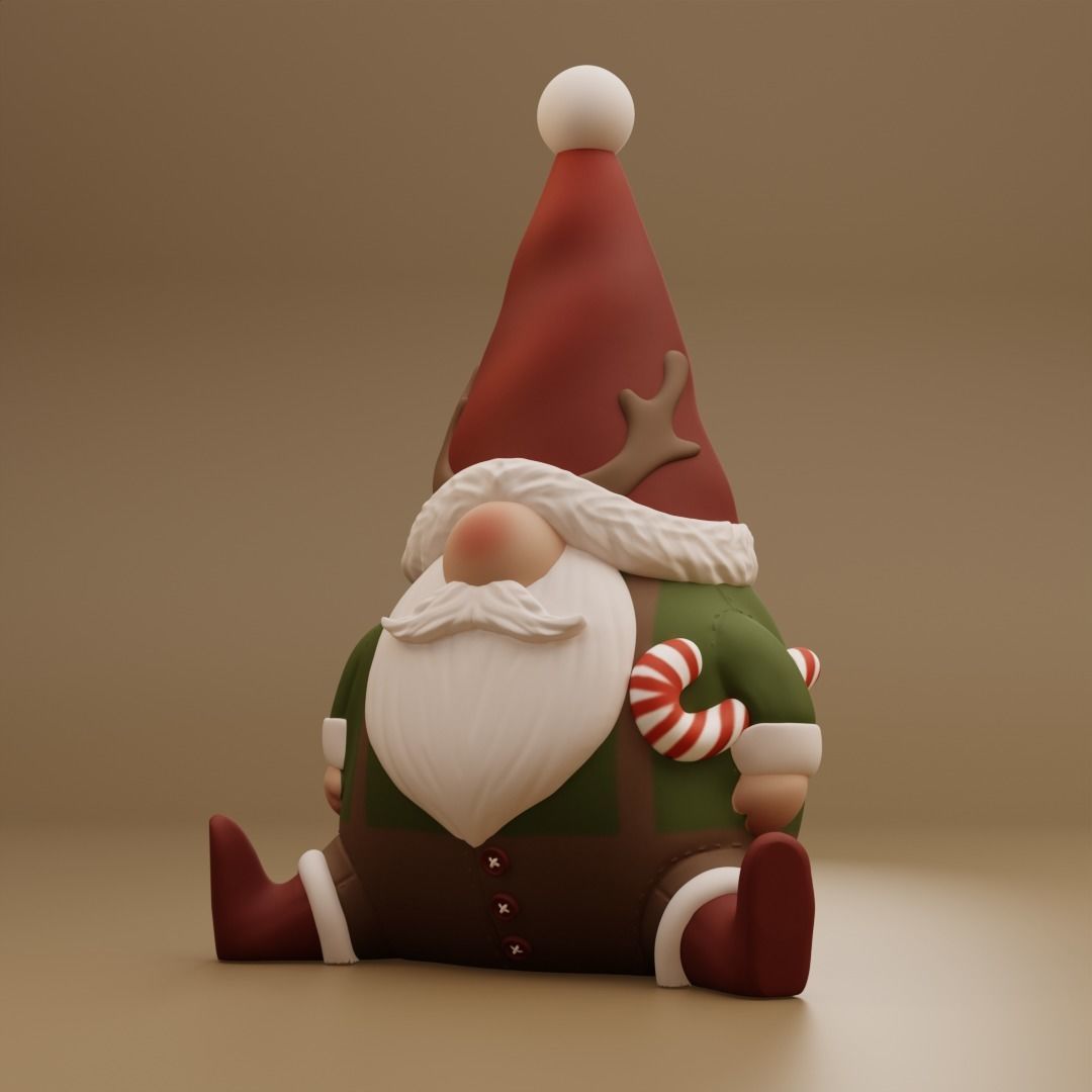 Christmas Gonks 3D print model_5