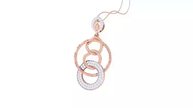 High Jewelry Pendant Earrings Set 3dm stl obj mtl gltf glb