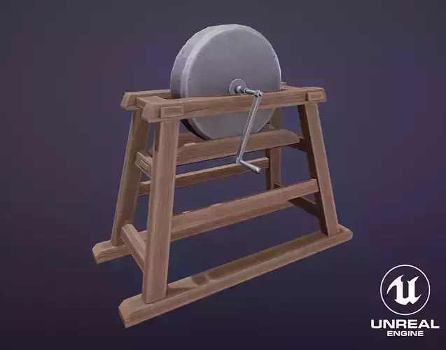 Stylized Grinding Wheel
