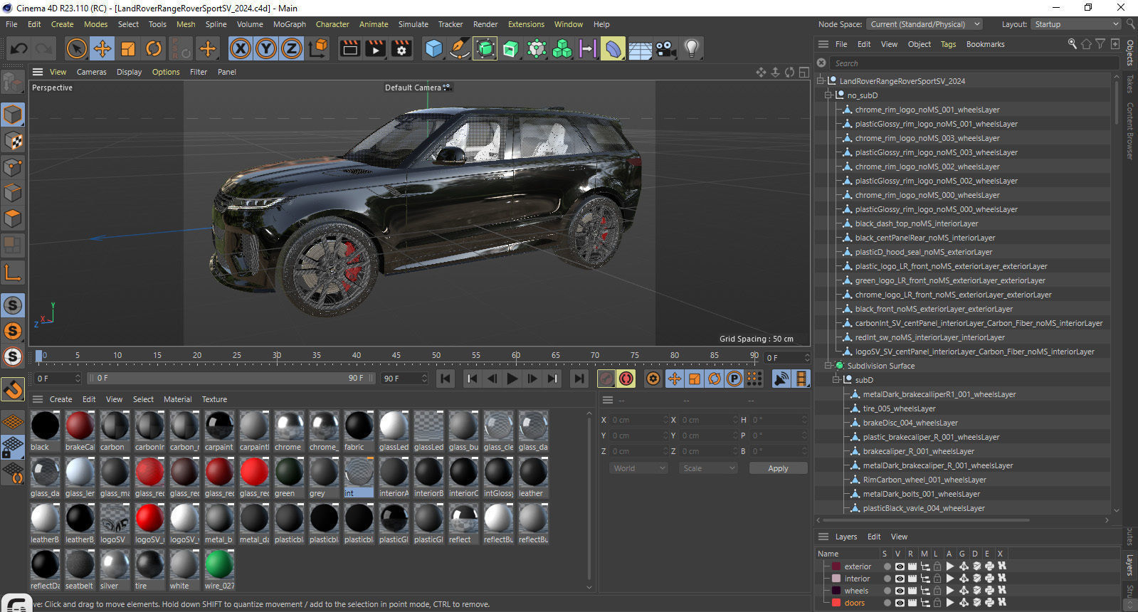 Land Rover Range Rover Sport SV 2024 3D model_39