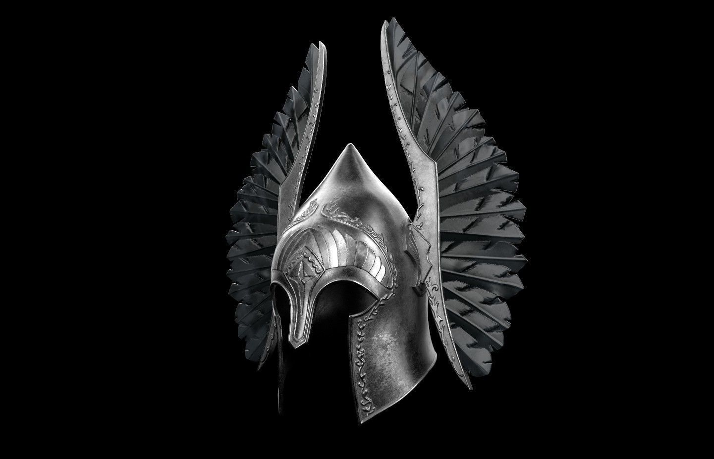 Fountain Guard Helmet lord of the rings 3D DIGITAL DOWNLOAD 3D print model_1
