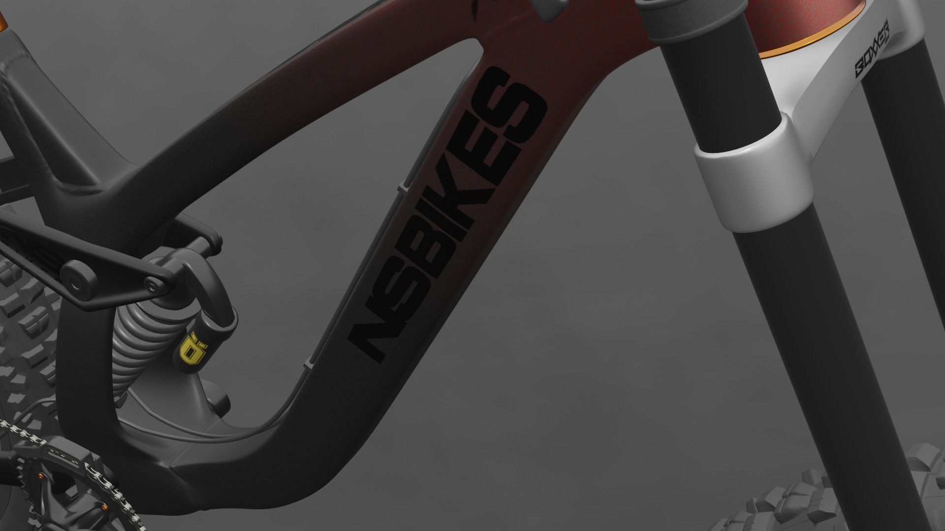Moutain Bike 3D model_10