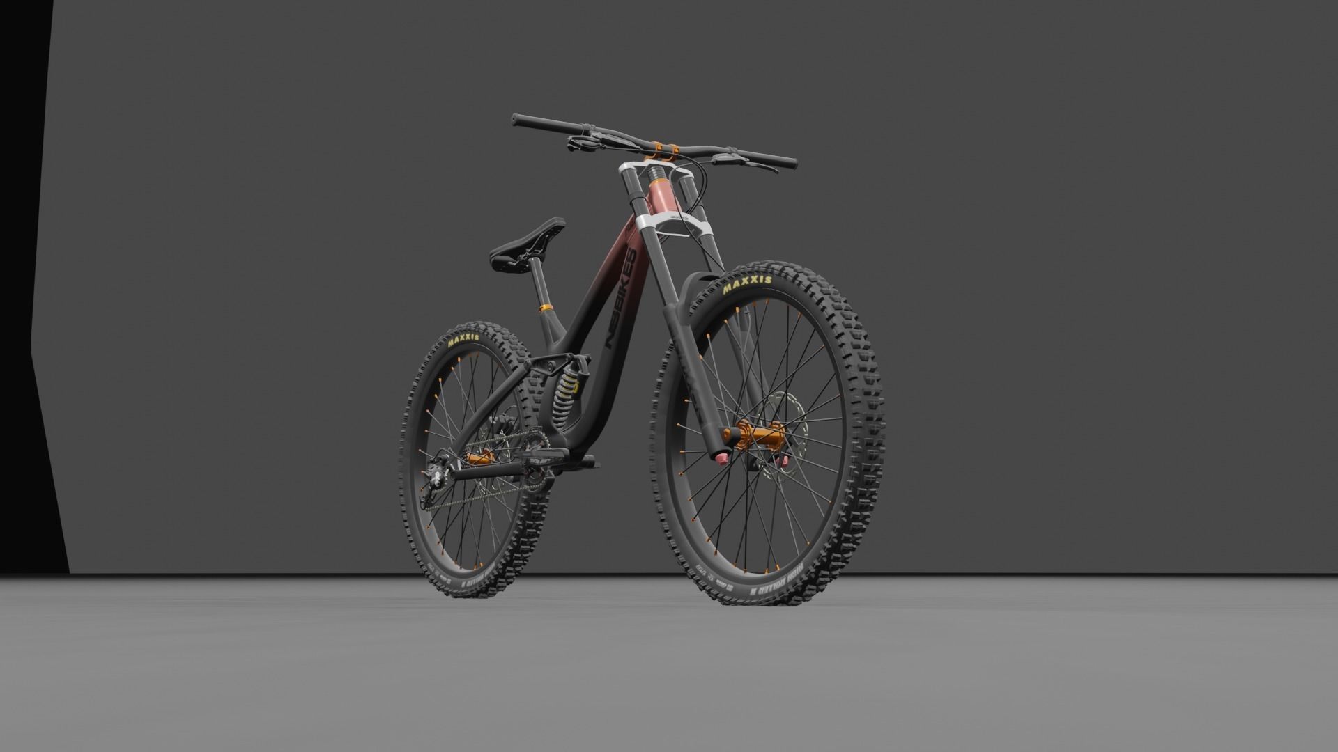Moutain Bike 3D model_2