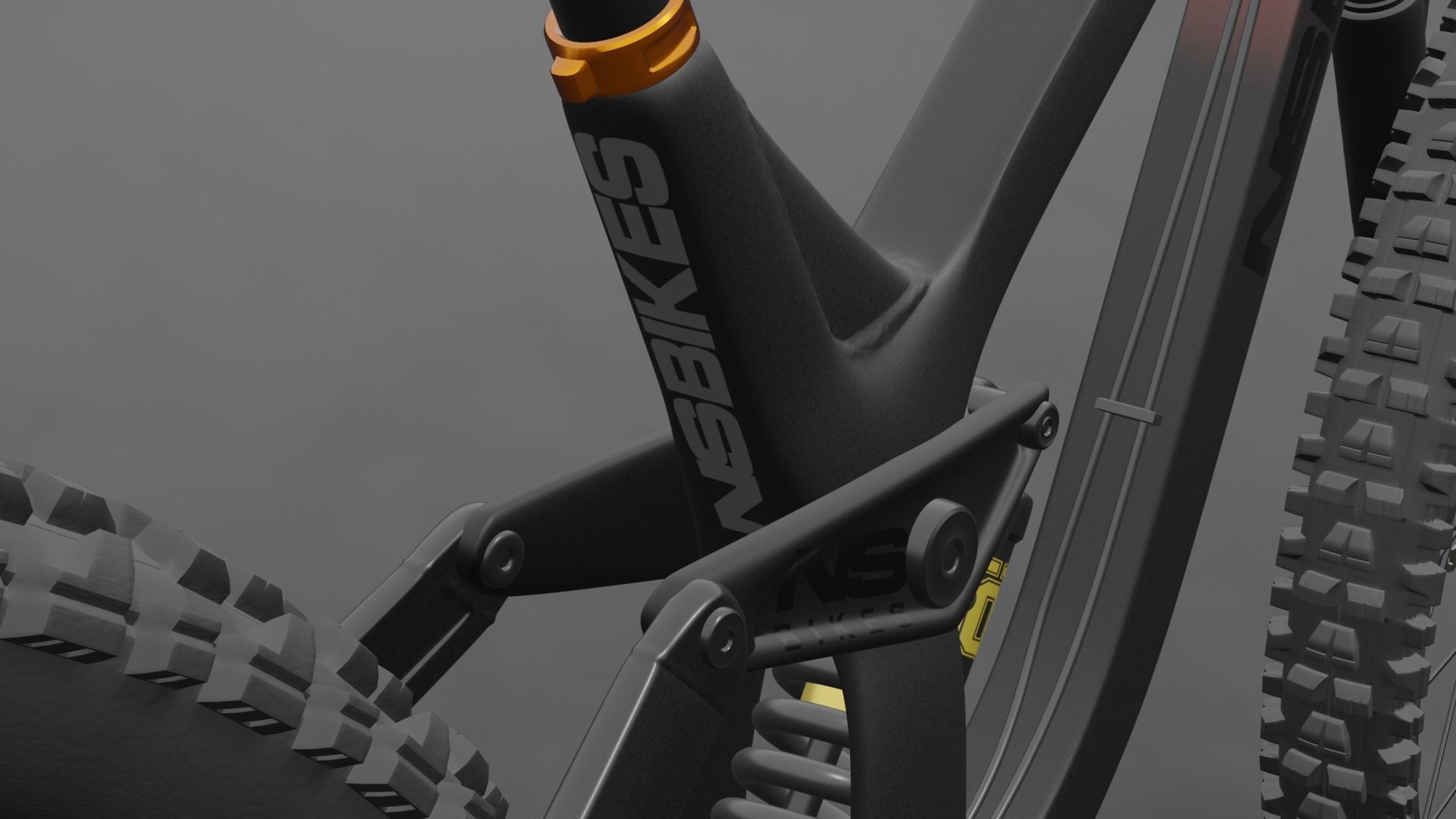 Moutain Bike 3D model_9